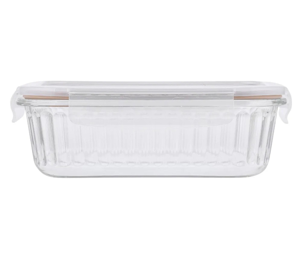 Altom Fresh Relief pojemnik z pok. prostokątny 1l 20x15x7cm taupe - 1580553 - zdjęcie 2